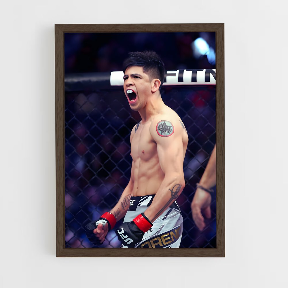 Poster Knockout Moreno – affiche MMA (vue 5)
